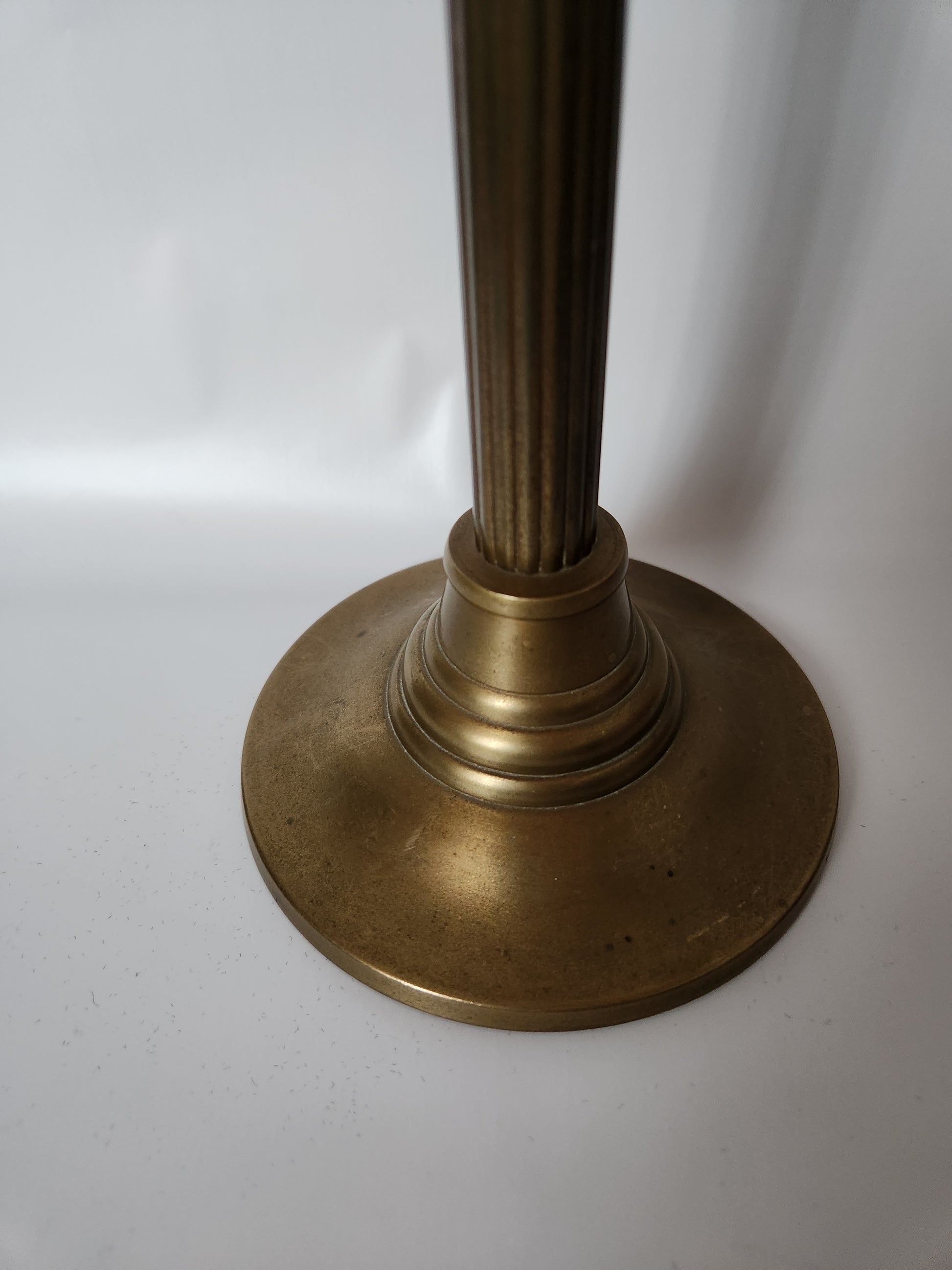 Elegant vintage brass candelabra