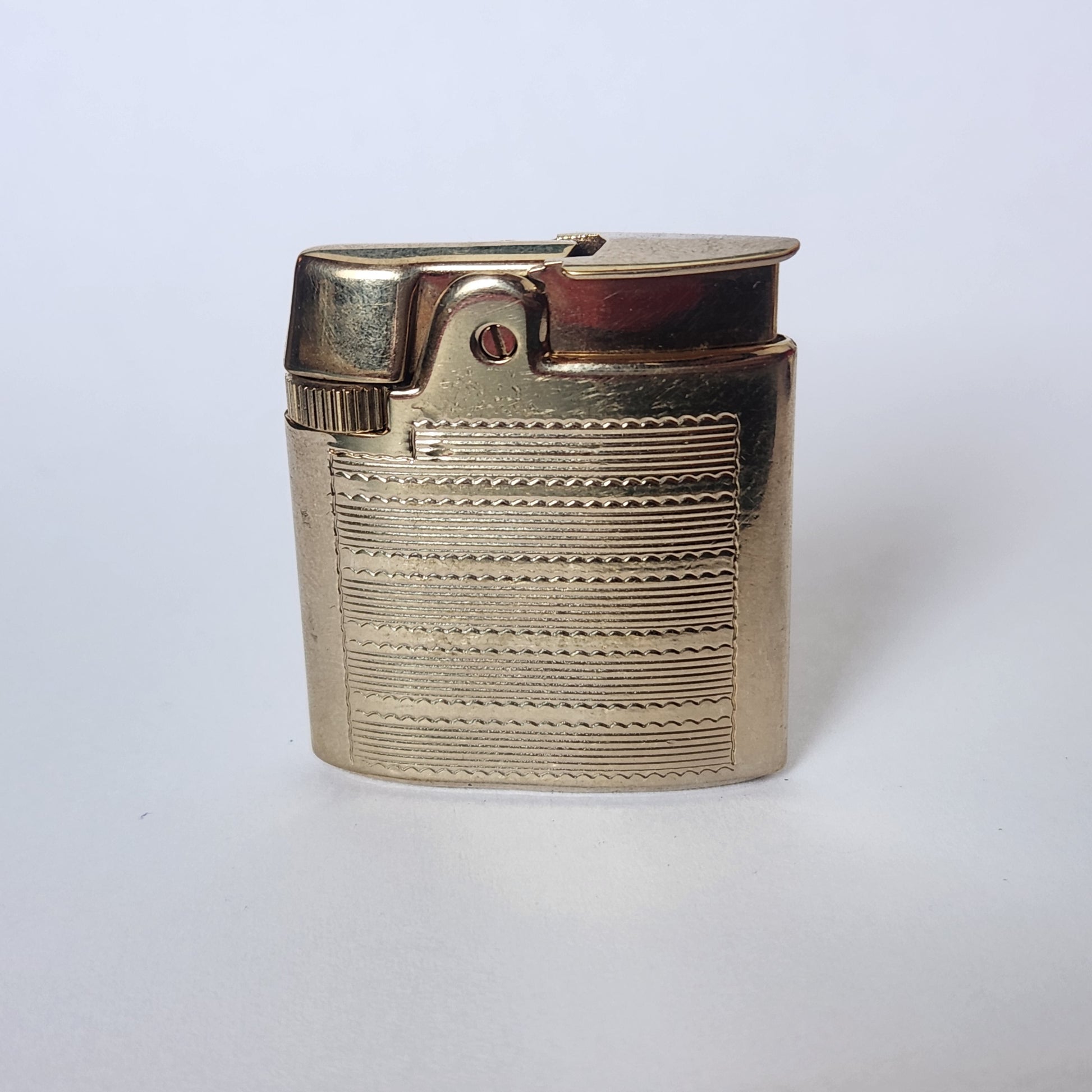 Ronson Gold Tone Gas Lighter