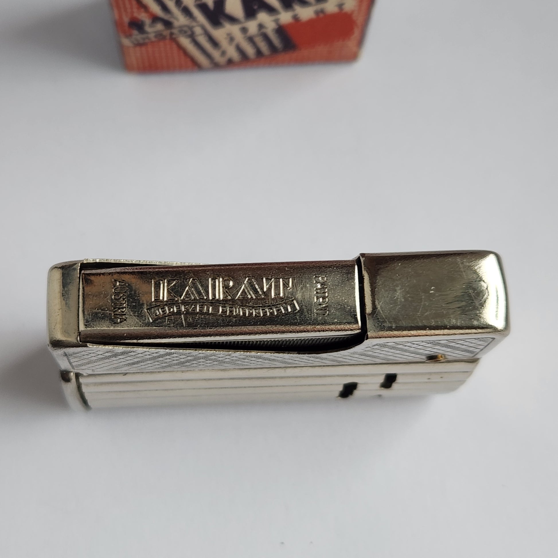 Vintage Petrol Lighter "Karat", Austria, 1940s