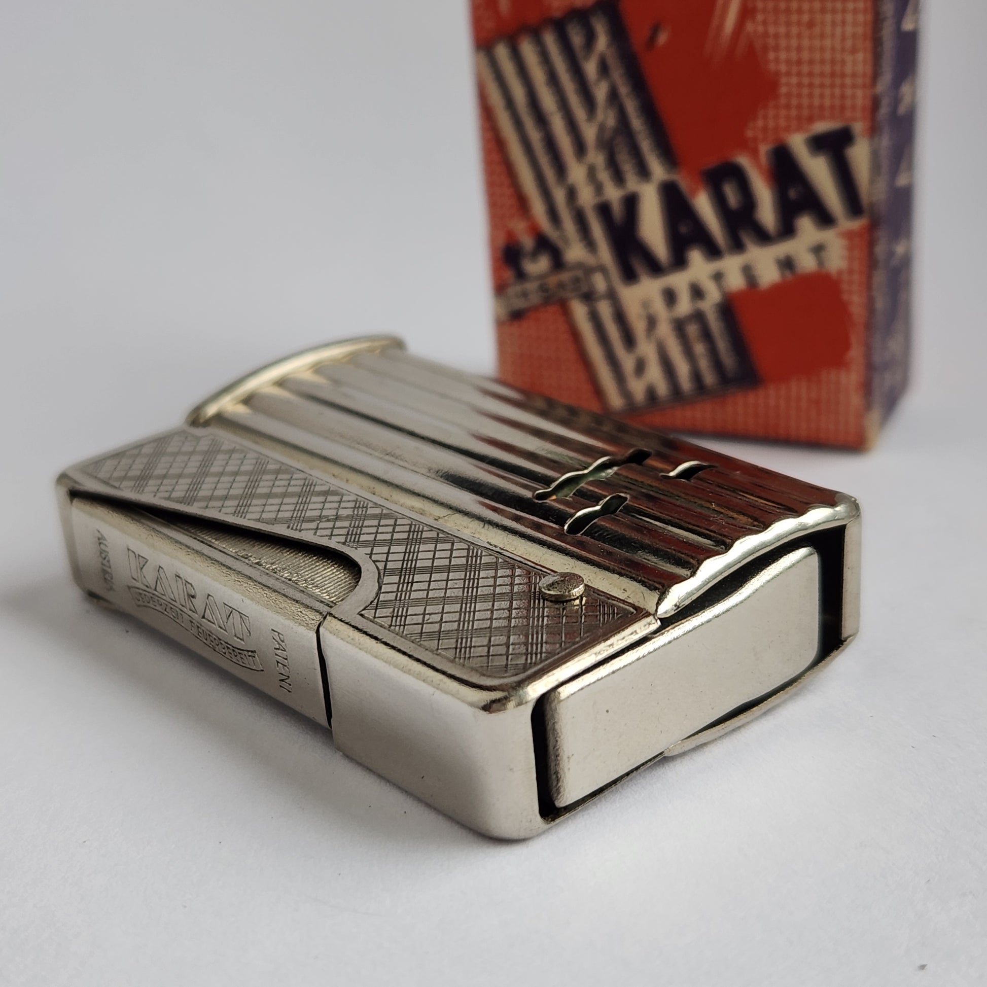 Vintage Petrol Lighter "Karat", Austria, 1940s