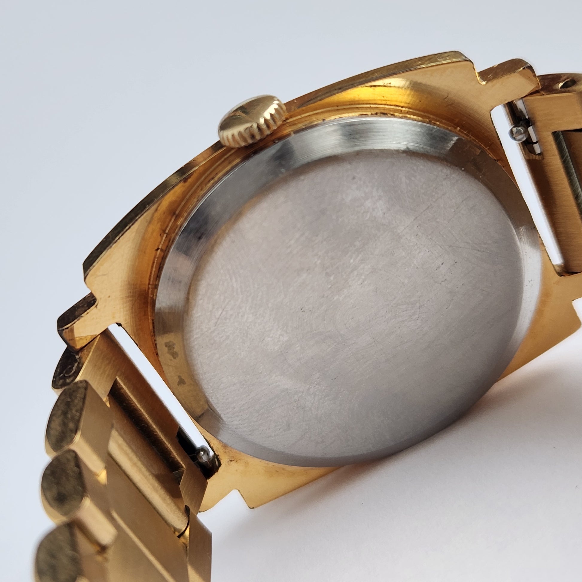 Vintage ZIM 2602 men's watch, gold-plated back