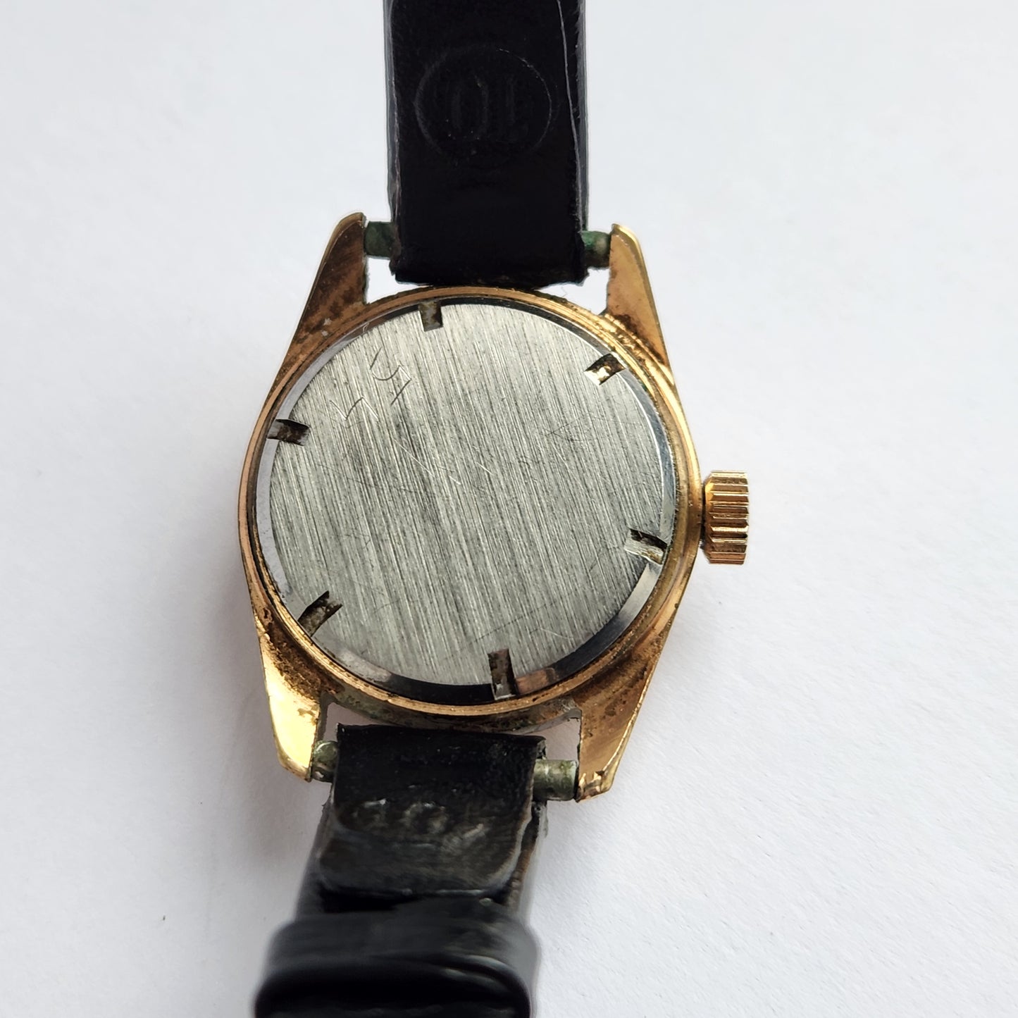 back of a Vintage Altitude Incabloc 1960s women's watch