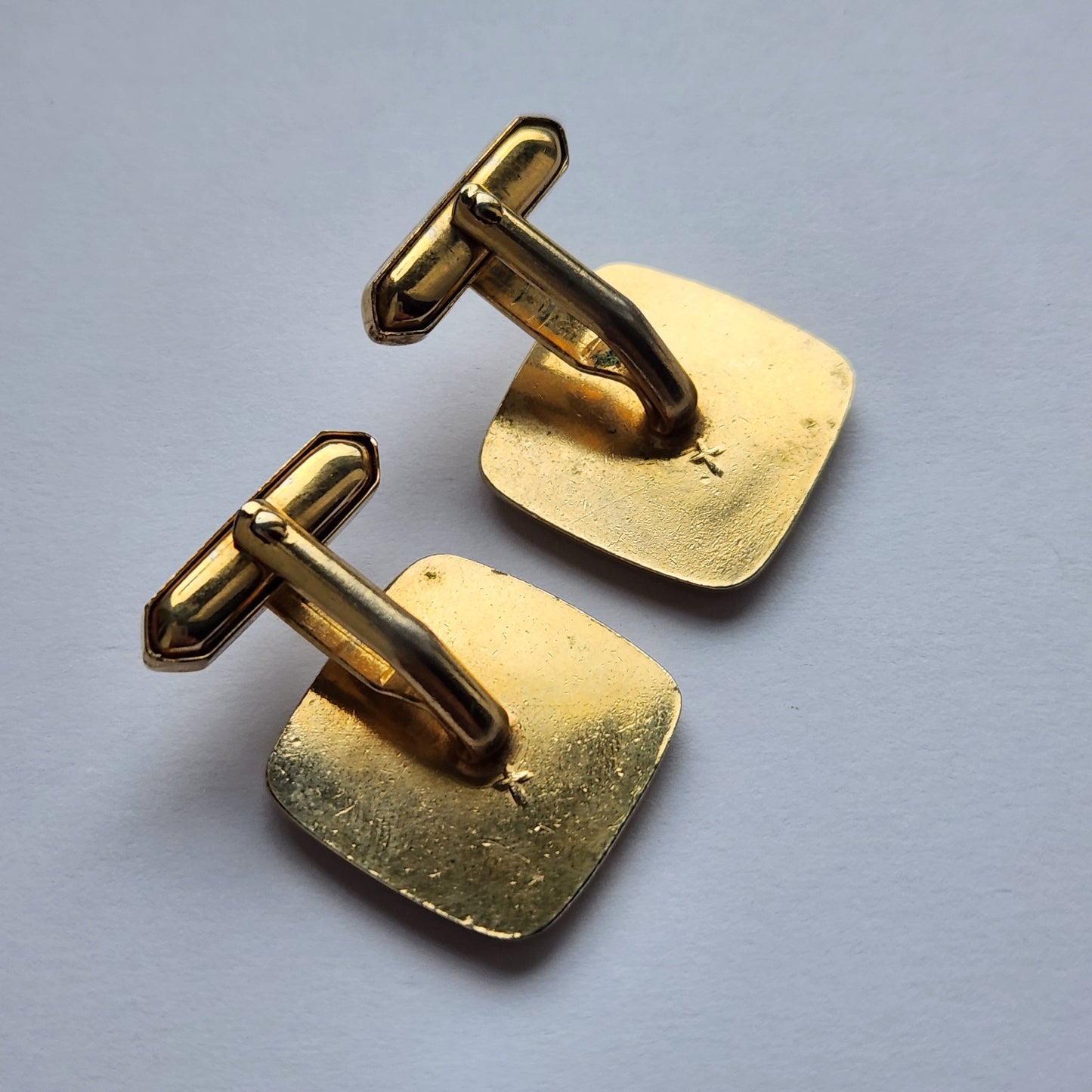 Vintage gold tone Cufflinks made in Germany 1960s